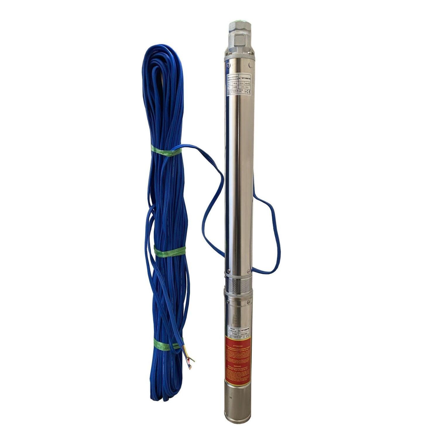 Насос свердловинний відцентровий багатоступінчастий Optima PM 3,5SDm3/16 000019677 750 Вт (106071)