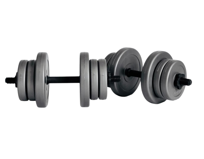 Гантелі 2х10 кг Grey (2371513822)