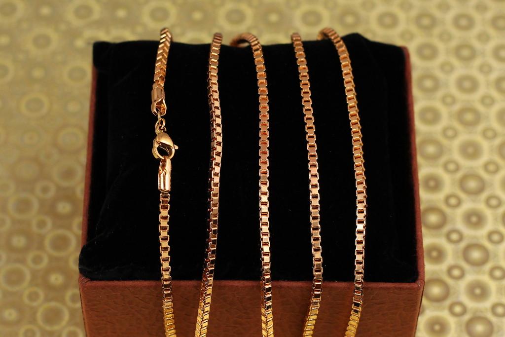 Цепь Xuping Jewelry Венецианка 45 см 2,5 мм Золотистый (2235966990)
