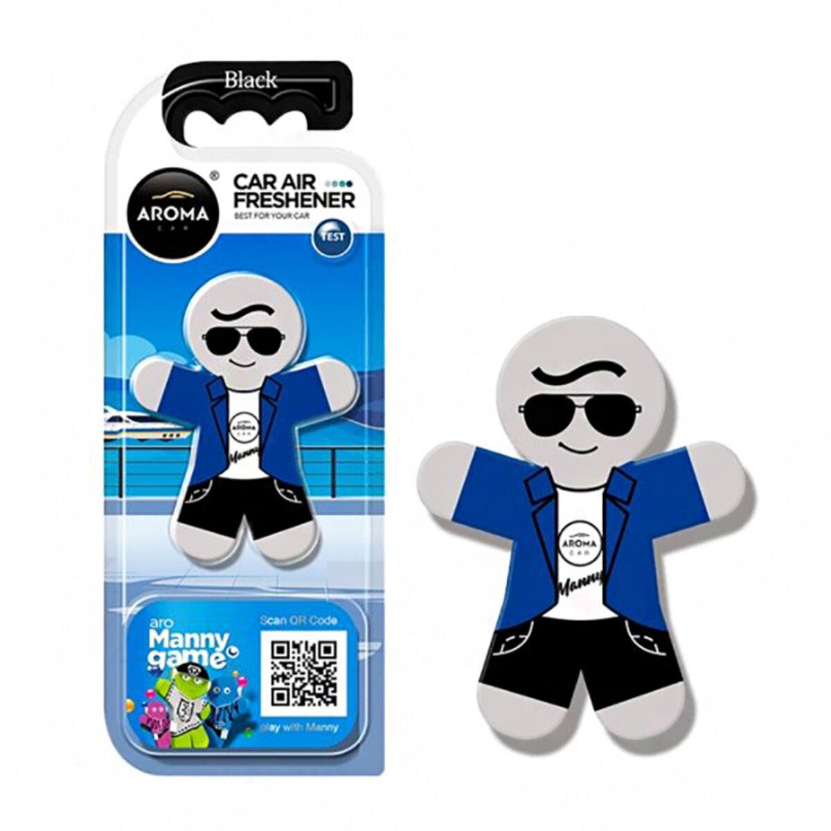 Ароматизатор Aroma Car Manny-Stylish Black Ароматизатор Aroma Car Manny-Stylish Black