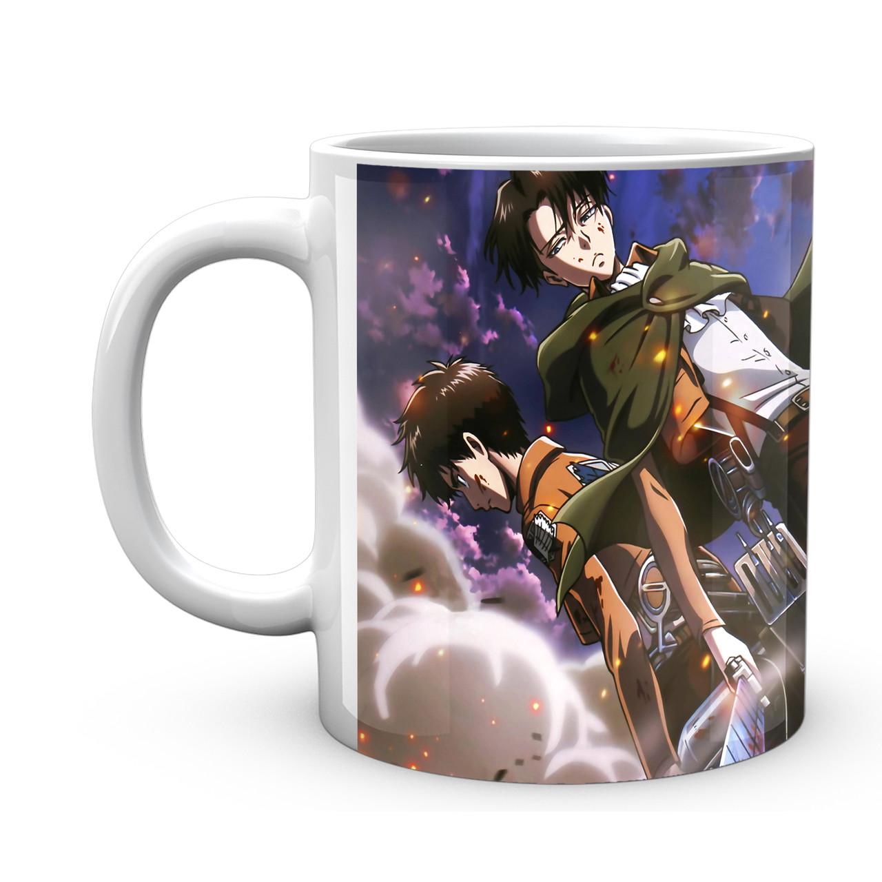 Чашка Geekland Attack on Titan Эрен Леви 330 мл (AOT 002.11)