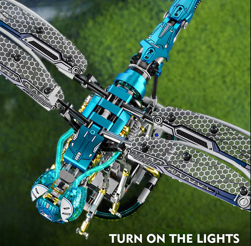 Конструктор механічний MJI Стрекоза для дітей та дорослих 866 дет. (13086) - фото 6