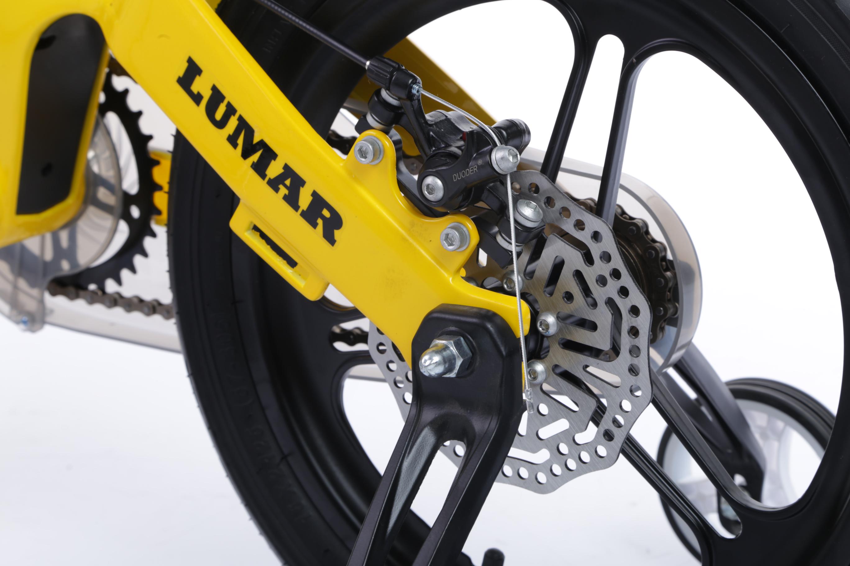 Магнієвий дитячий велосипед LUMAR 16'' Жовтий (1601) - фото 9