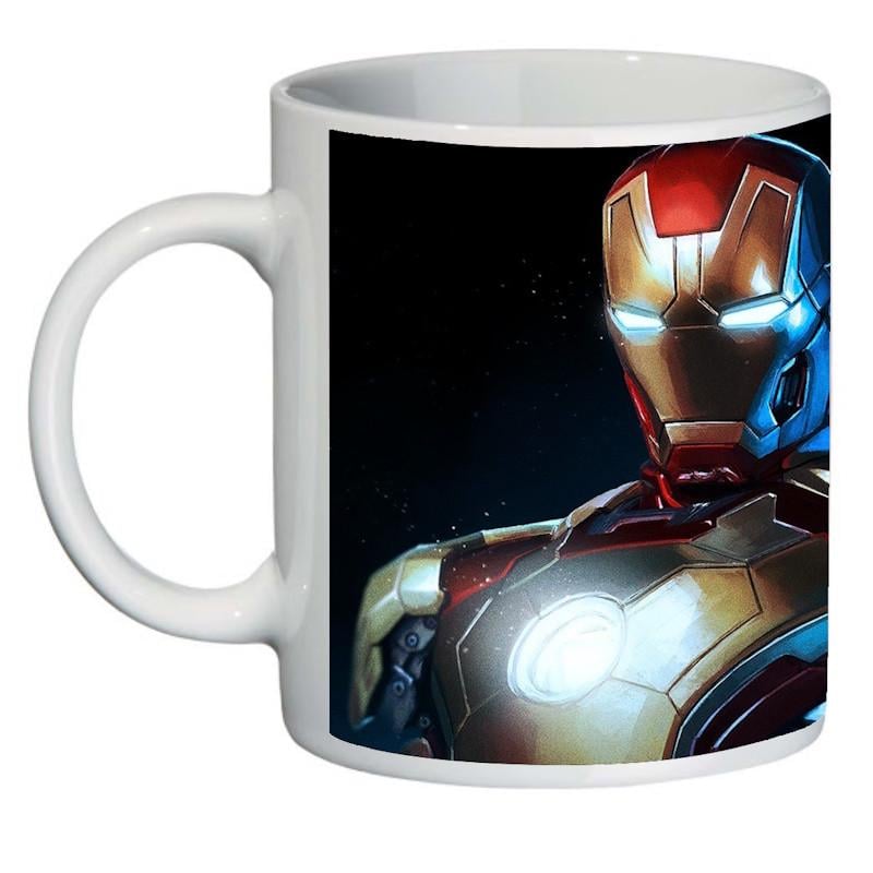 Чашка с принтом Железный человек 005 (2404220274)