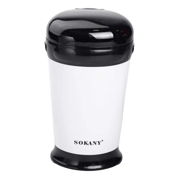 Кавомолка електрична Sokany SK-3012 з кришкою 180 Вт Білий (149-107-SK-3012)