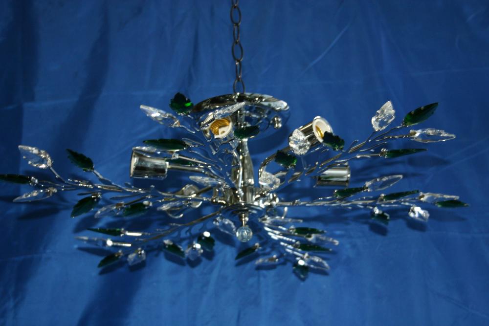 Современная хрустальная люстра Ray L9180/6 GRN (274682)