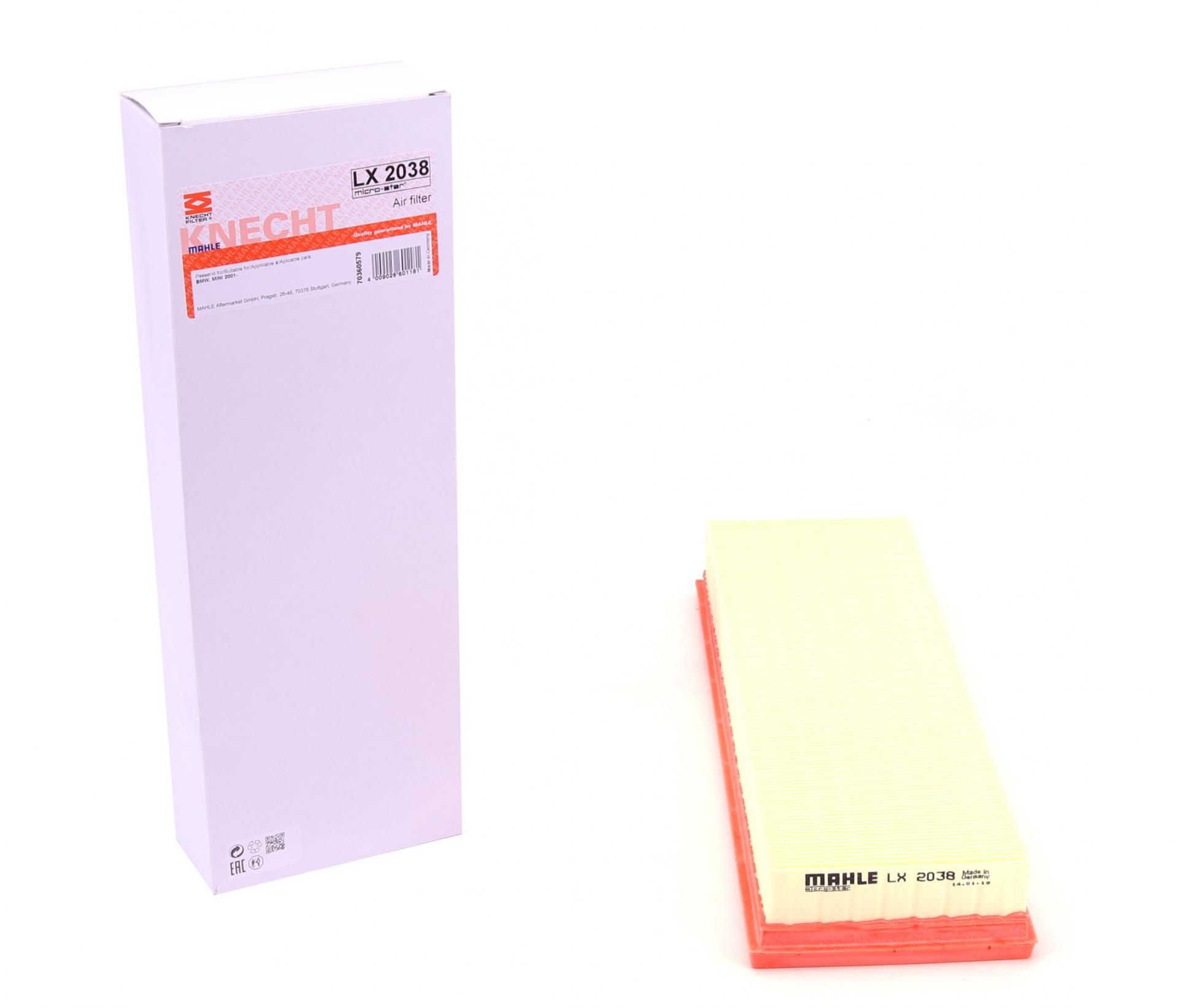 Фільтр повітряний KNECHT для Mini Mini 07-15 (LX 2038)