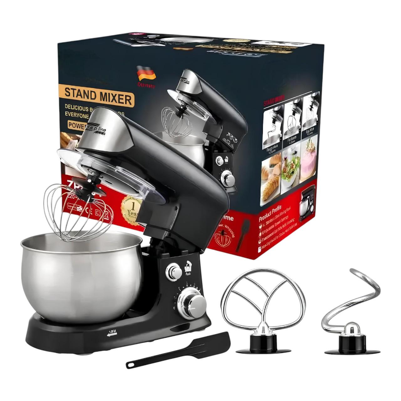 Тістоміс Zepline кухонний з чашею та імпульсним режимом 3200 Вт 2,8 л Чорний (ZP-064) - фото 8 Тістоміс Zepline кухонний з чашею та імпульсним режимом 3200 Вт 2,8 л Чорний (ZP-064) - фото 8