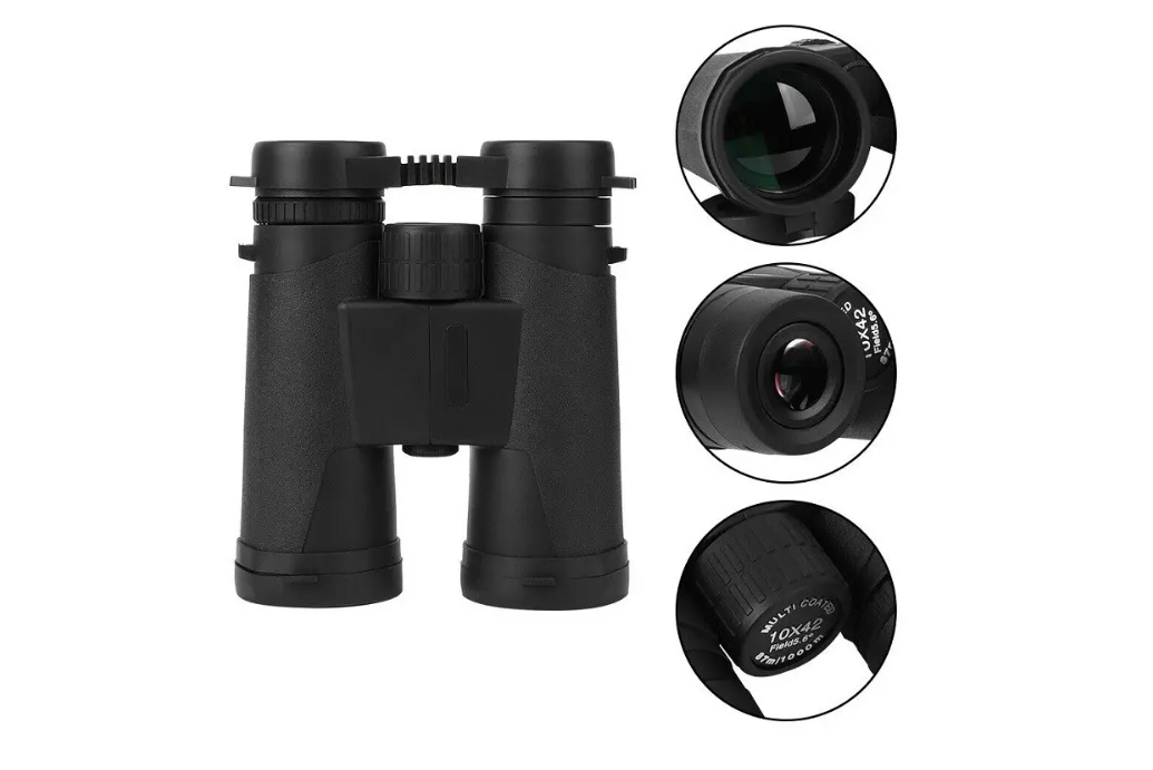 Бинокль туристический оптический Binoculars LD 214 10х42 Черный (3-4-7921) - фото 2