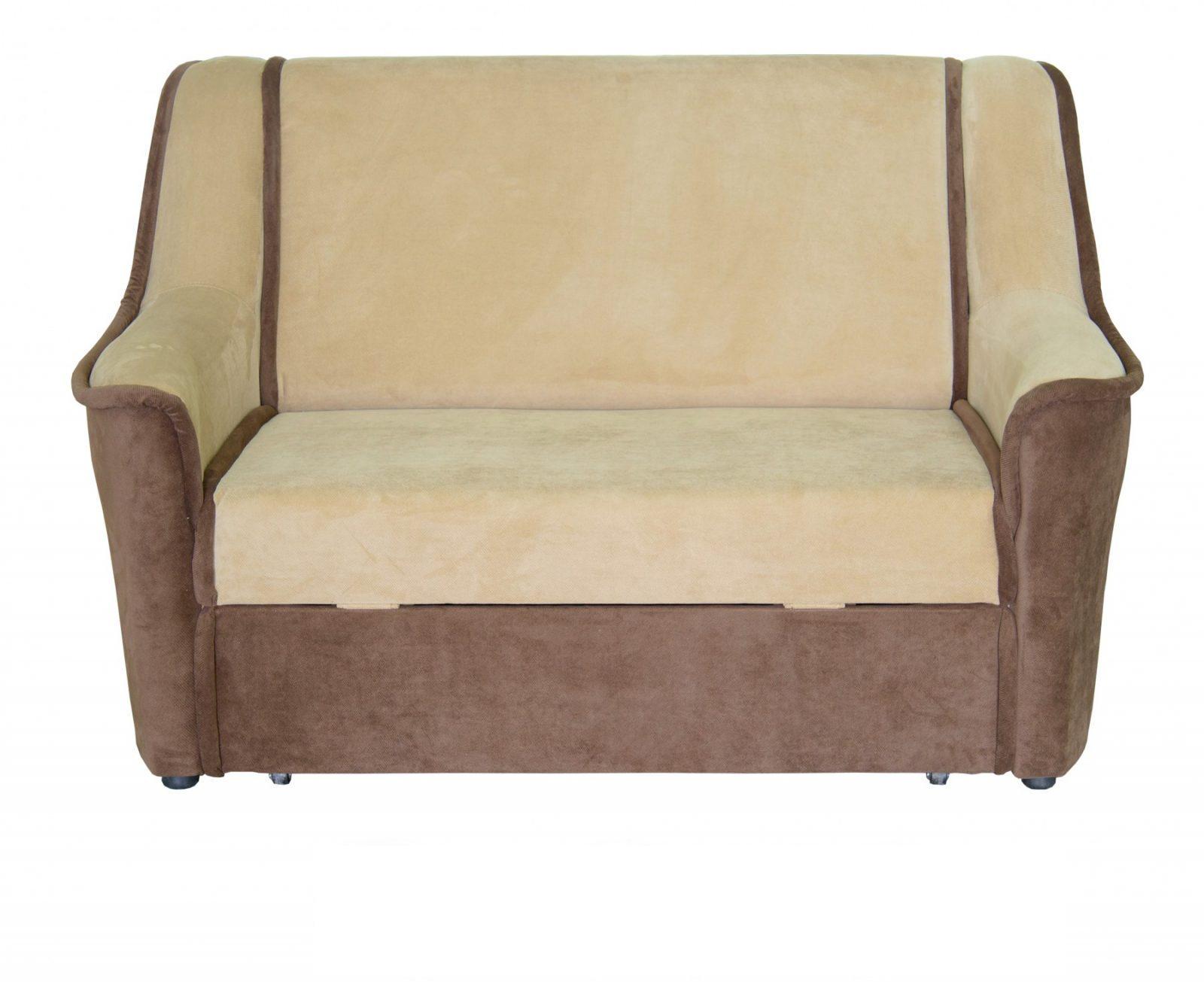 Диван раскладной из ДСП Мебель-Сервис Малютка 1200 алеко дерево ткань Верона Бежевый