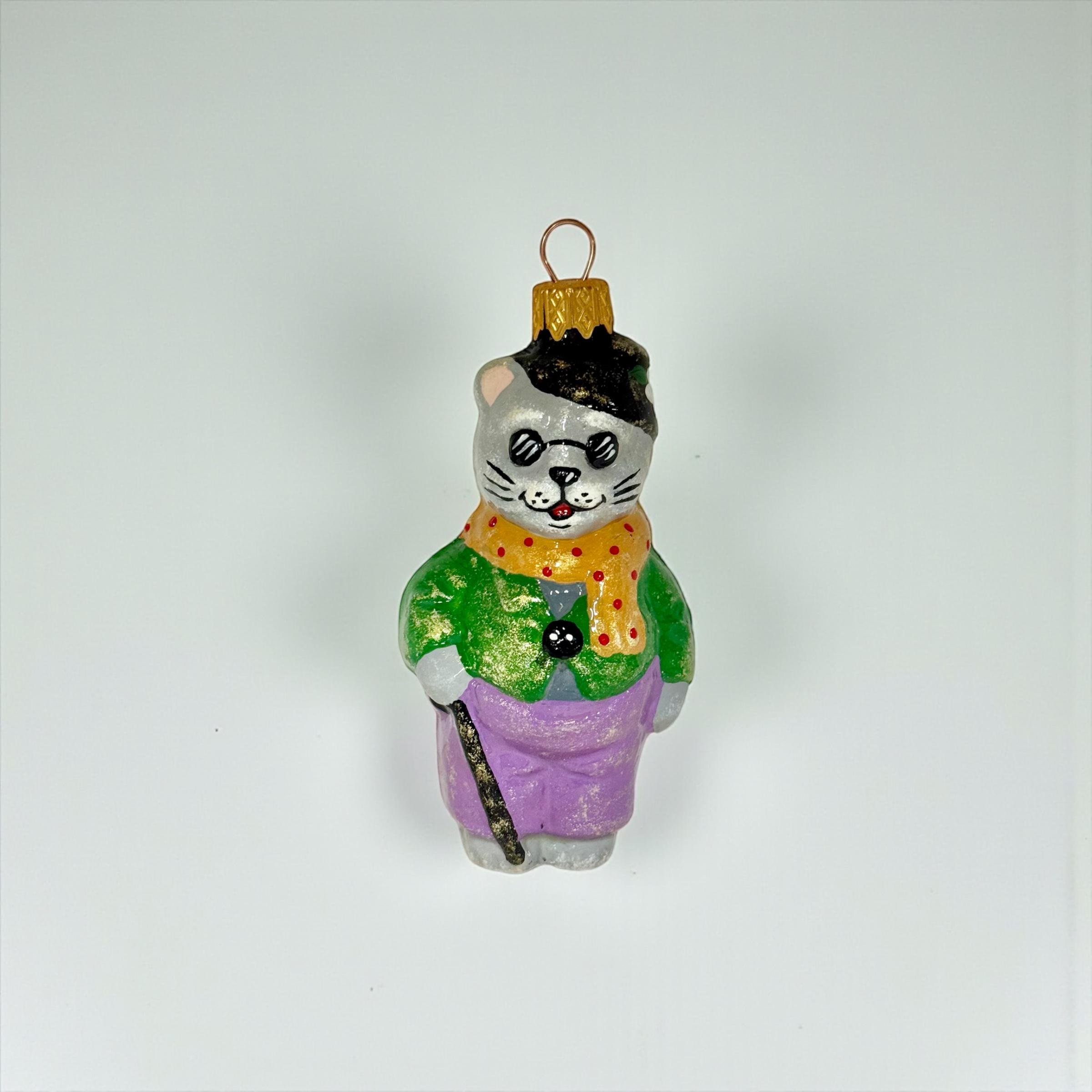 Іграшка на ялинку Кіт Базиліо скляна (30090988) Іграшка на ялинку Кіт Базиліо скляна (30090988)