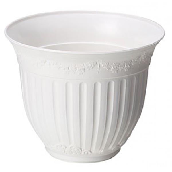 Кашпо для квітів Form-Plastic Виноград 12,3 л 34х26 см Білий