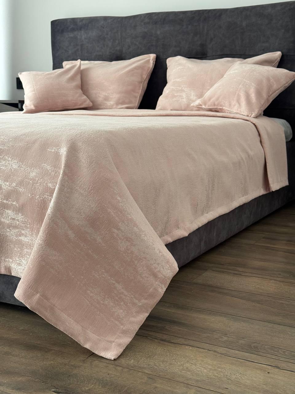 Покрывало Мрамор 200х250 см Розовый (22000-12-200x250cm) - фото 9