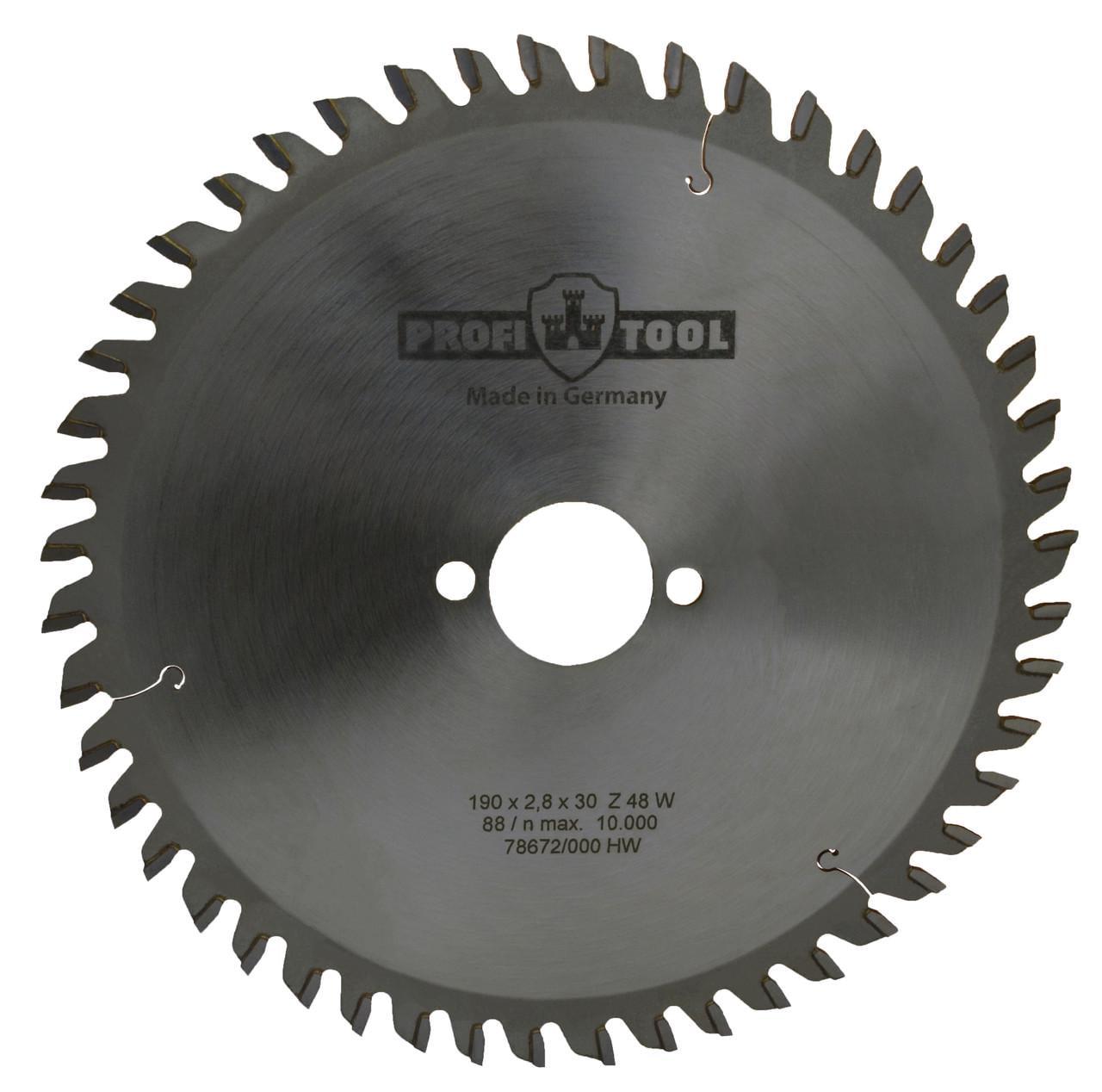 Диск пиляльний PROFITOOL Z 48 W 190х2,8х1,8х30 мм (2119008)