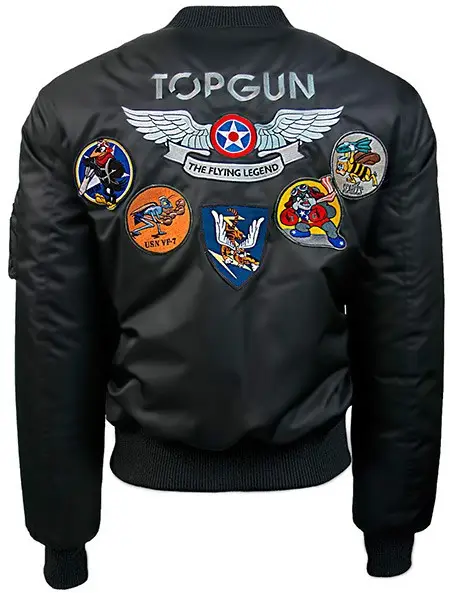 Бомбер Top Gun Official MA-1 Wings with patches L Black (TGJ1738BL) - фото 2 Бомбер Top Gun Official MA-1 Wings with patches L Black (TGJ1738BL) - фото 2