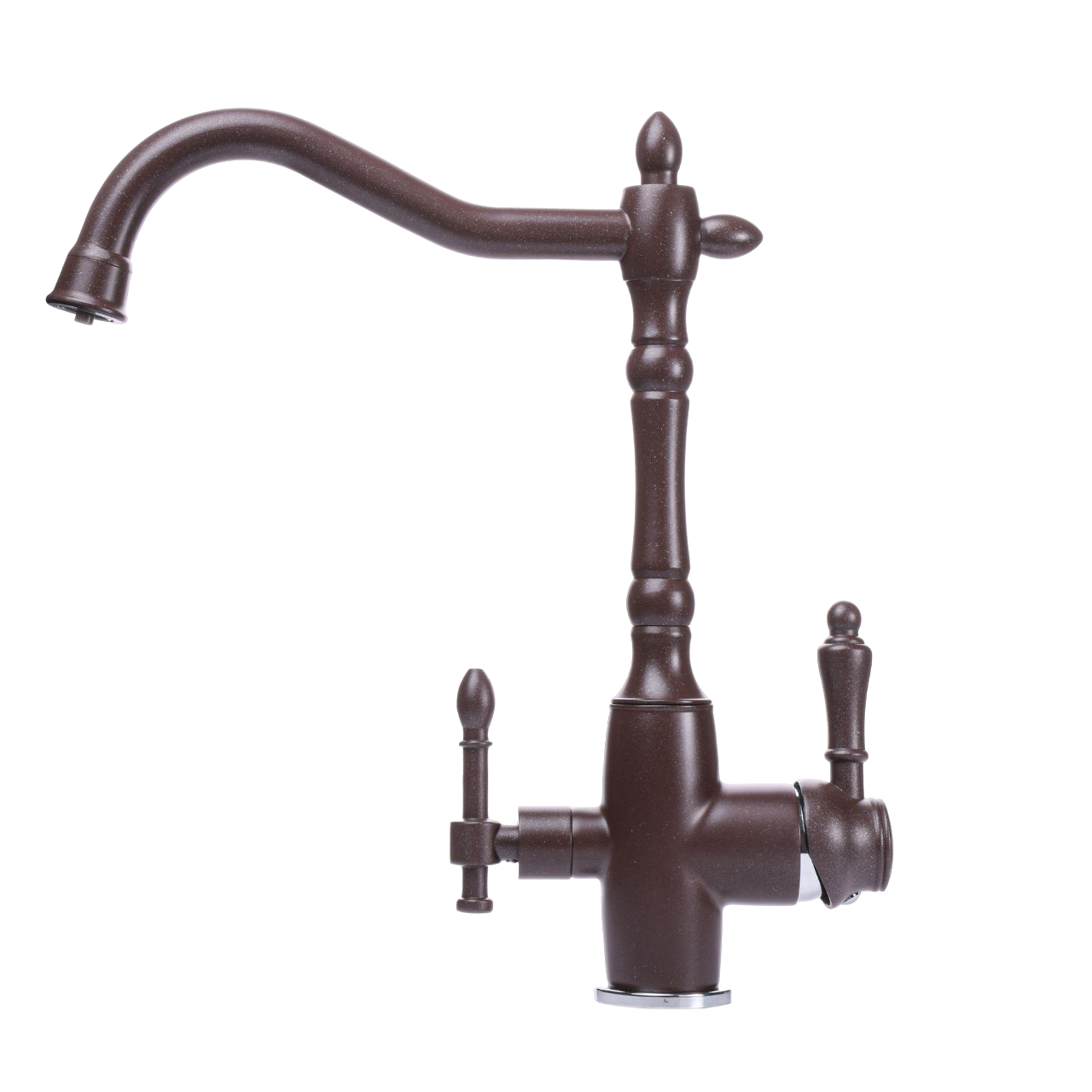 Смеситель для кухни Globus Lux Lazer GLLR-1000-6-Marone под осмос (000019264)