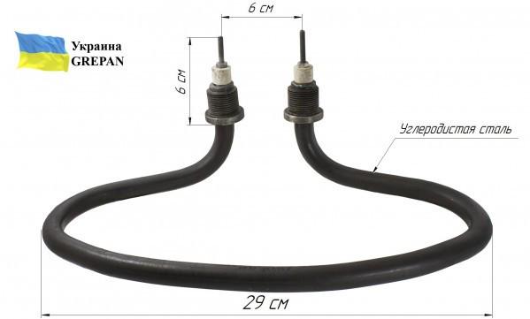 Котловий тен Grepan Копито 2500W 220V штуцер М22х1,5 (kotl14) - фото 3