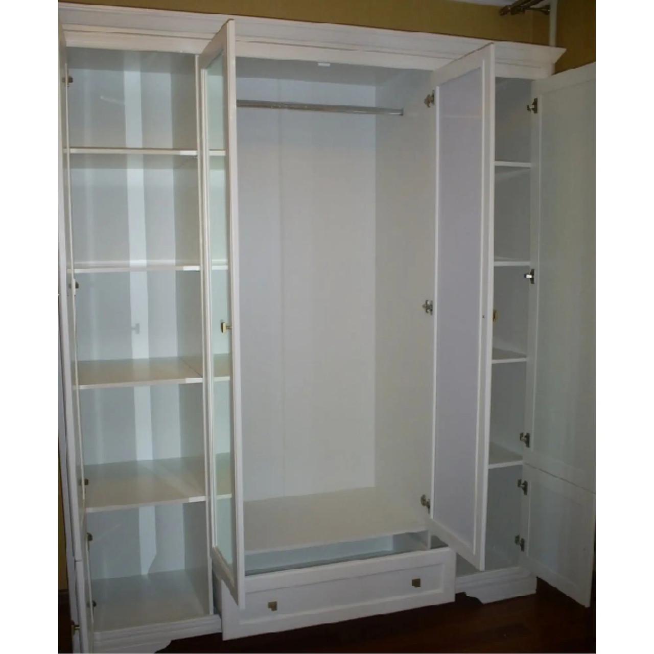 Шафа Гербор Клео 4d/1s Білий (GRB-1417) - фото 3 Шафа Гербор Клео 4d/1s Білий (GRB-1417) - фото 3