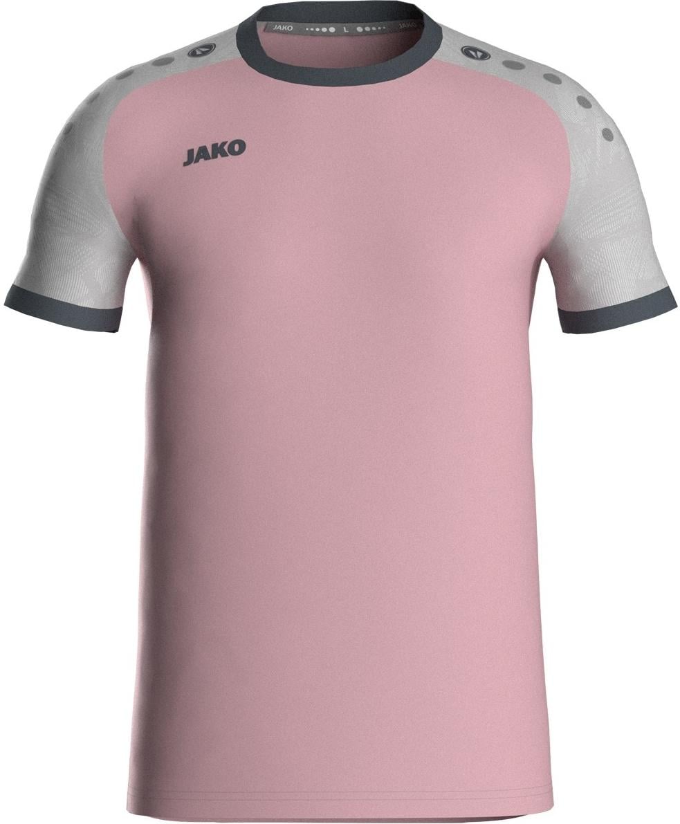Футболка джерси детская Jako ICONIC S/S 128 см Розово-серый (4224-171)