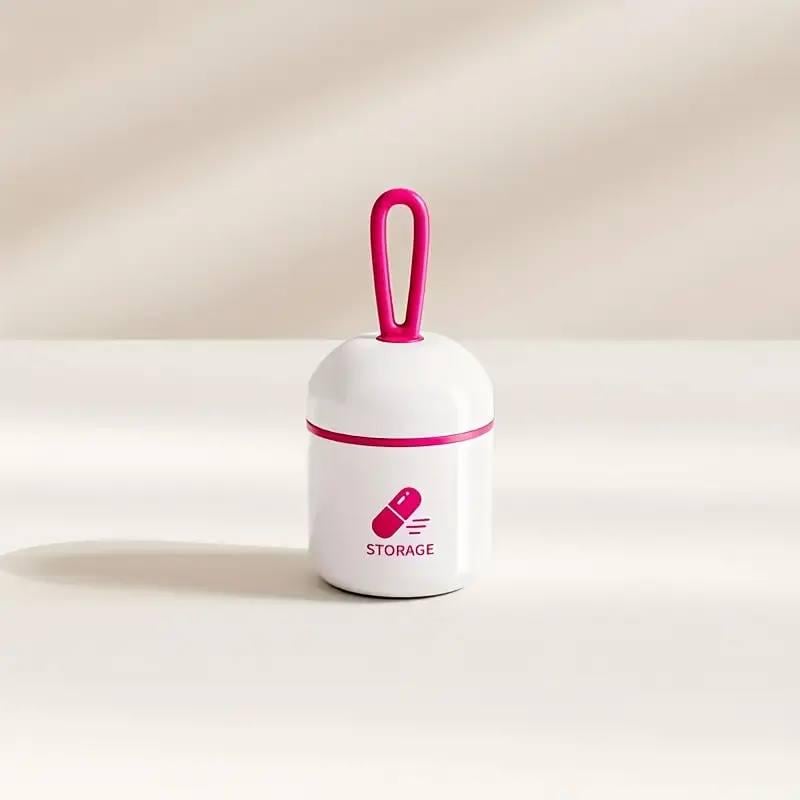 Таблетниця-брелок Рожевий/Білий (6169f598)