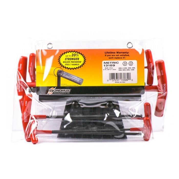 Набор отверток Bondhus Т-образных шестигранных 2-10 мм стойкая CrV сталь (15082) - фото 2