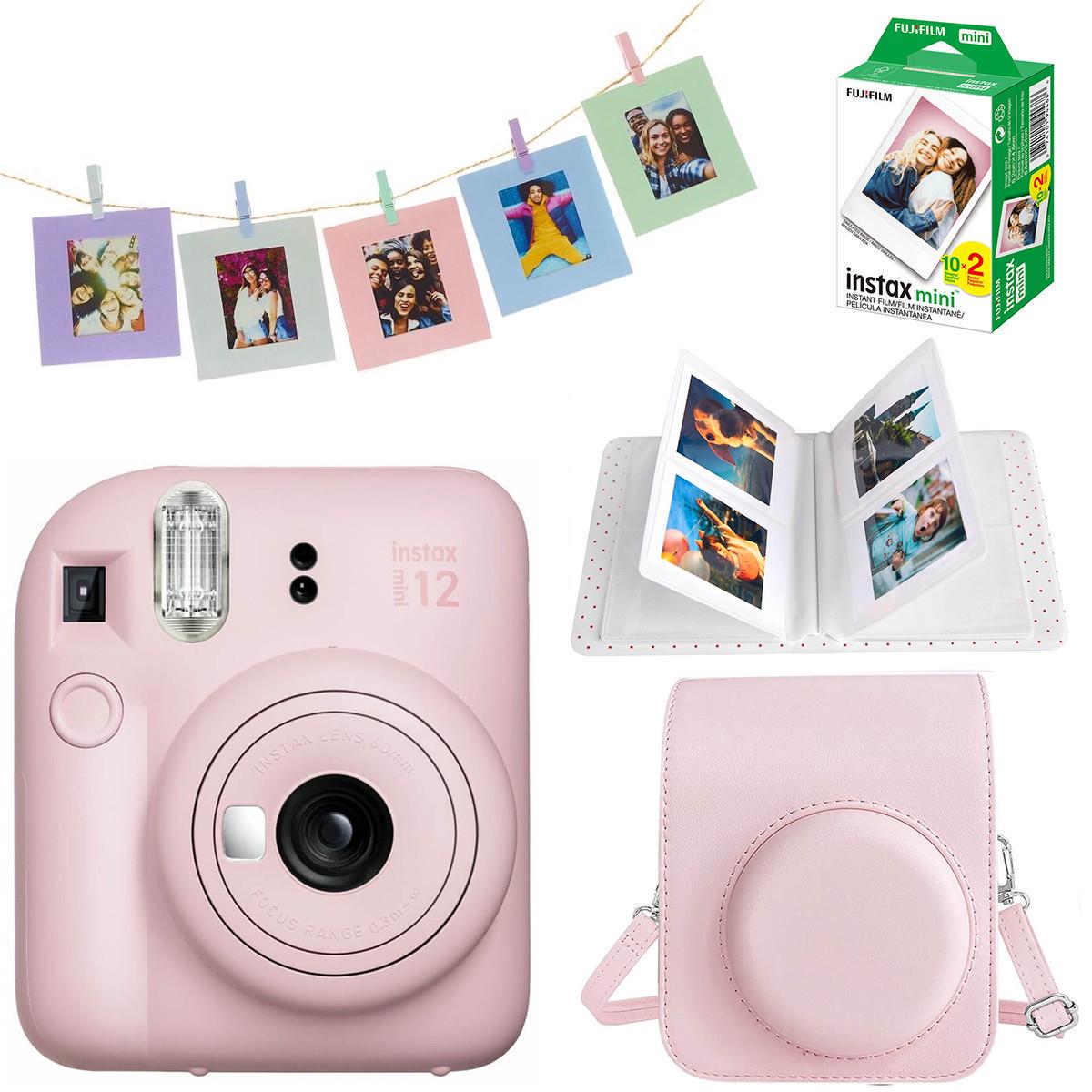 Подарочный набор Fujifilm Instax Mini 12 фотобумага 20 шт./чехол/фотоальбом 64 фото/рамка