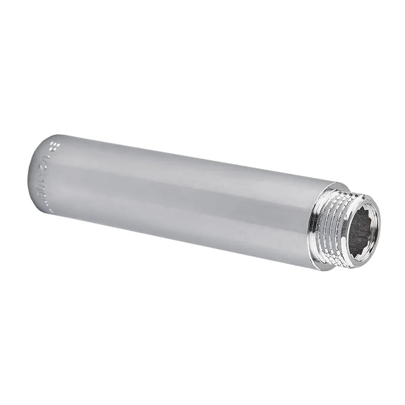 Удлинитель Europroduct EP.E100.CHR 1/2" x 100 мм MF латунь Хром (EP6132)