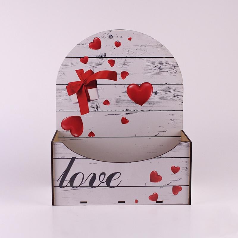 Коробка "Love" сердечка велика (3114)