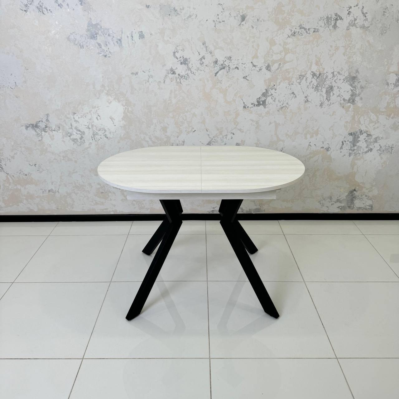 Стіл кухонний розсувний Ronni 1100 УТП027906 Loft Ясен серфсайд/Чорний мат - фото 3