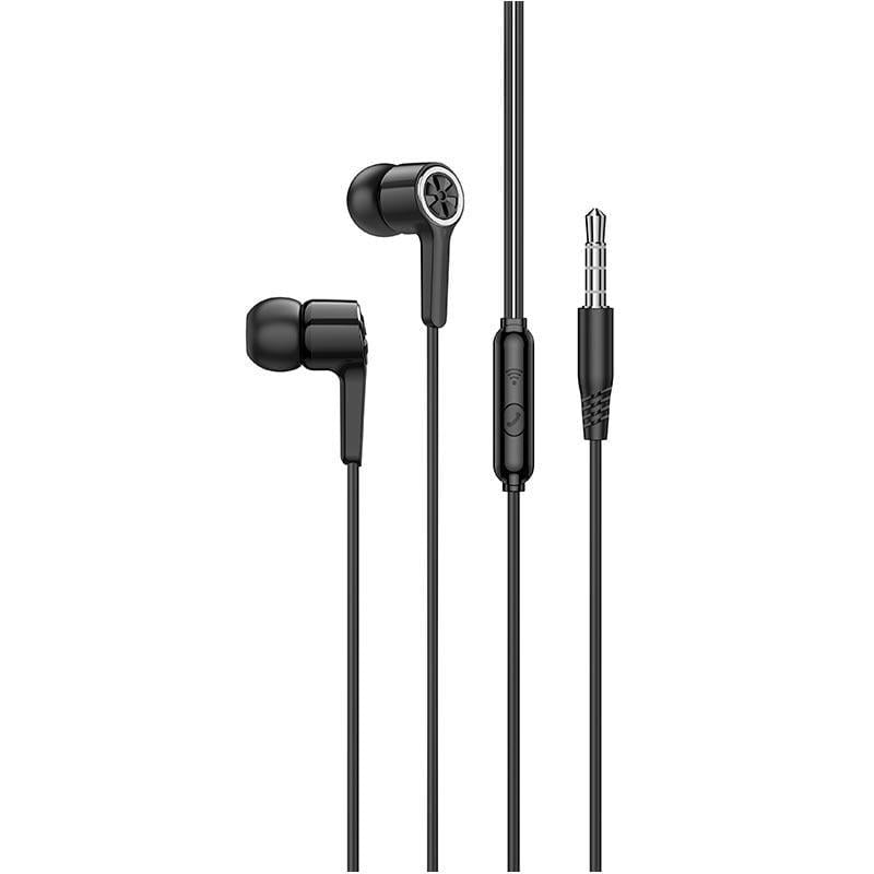 Наушники проводные Hoco Gamble universal earphones with mic M104 Black (568649)