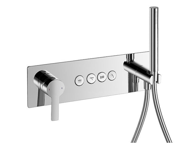 Смеситель для душа Aqua-World Spring скрытого монтажа с термостатом (СМ40Сп.24.4в)