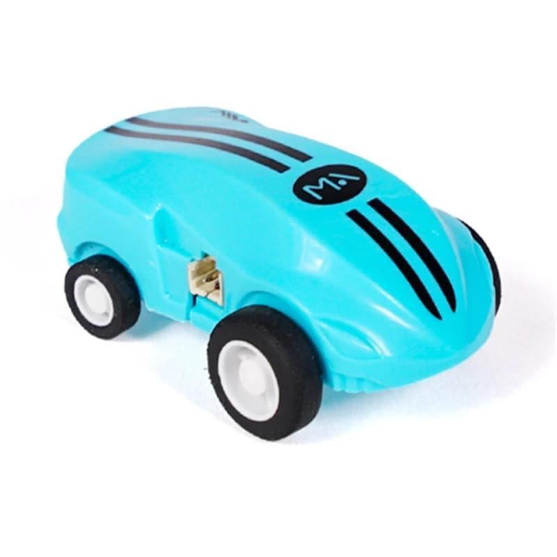 Игрушка SUNROZ S168 Rapid Monster мини машинка в прозрачной колбе лазерная колесница Синий (SUN0870)