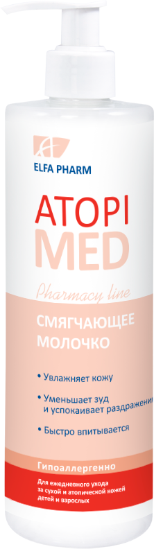 Elfa Pharm atopi med пом'якшувальну молочко 400мл (5901845503419)