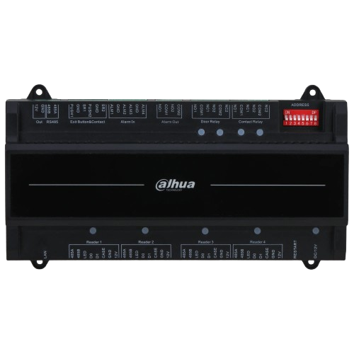 Контроллер для двух дверей Dahua DHI-ASC2202B-D RJ-45 PoE двухсторонний Черный (31560656)