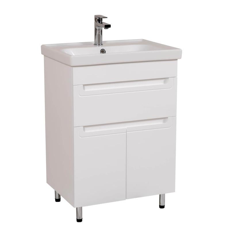 Тумба Омега напольная сумывальником Frame60 см (2459677275)