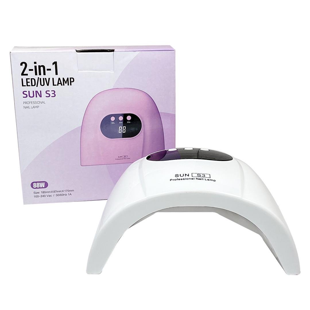 Лампа для маникюра для гель лака Sun S3 LED\UV 88 Вт (17751082) - фото 6