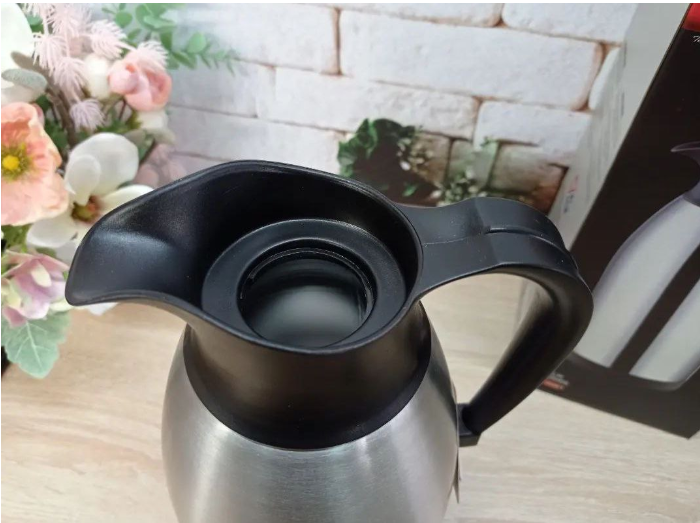 Термос OMS для чаю/для кави із нержавіючої сталі 2000 мл Сріблястий (3281-2-silver) - фото 4