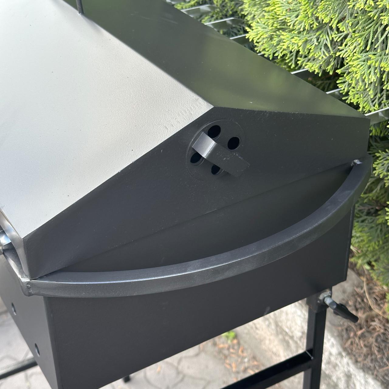 Мангал розбірний Гектор зі знімними ніжками на 12 шампурів 3 мм (MN12-3) - фото 10