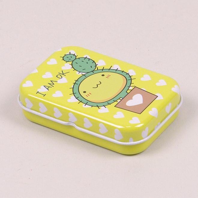 Коробочка металлическая Flora Кактусы для хранения мелочей (25280)