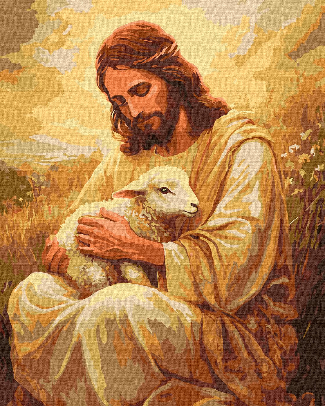 Набір для розпису по номерах Ideyka Божі обійми КНО8531 40x50 см (MTT-196101)