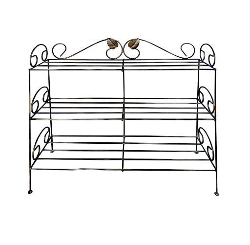 Подставка для обуви Athens кованая 3 яруса 62х60х28 см (4153407) - фото 2