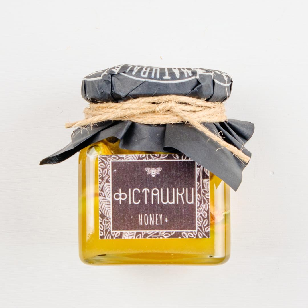Мед натуральный с фисташками 150 г