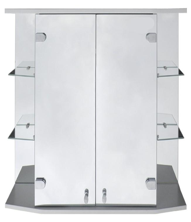 Зеркальный шкаф Seria A №А10-80 с открытыми боковыми полками