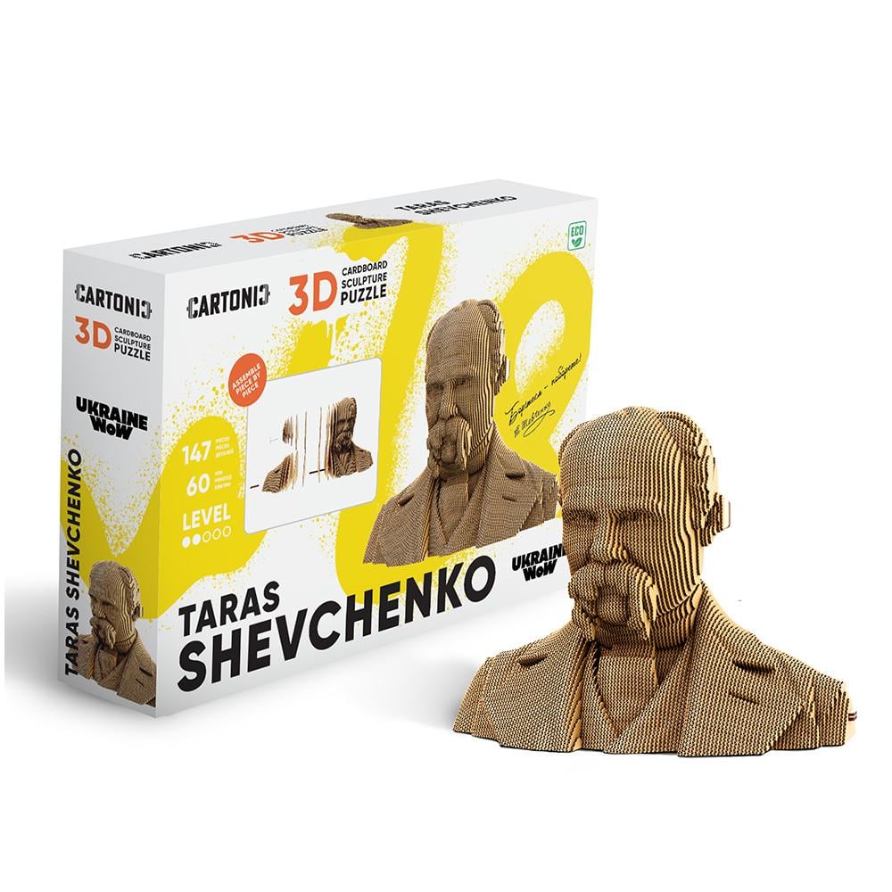 Пазл-конструктор 3D картонный Cartonic 3D Puzzle TARAS SHEVCHENKO Тарас Шевченко (33394549)