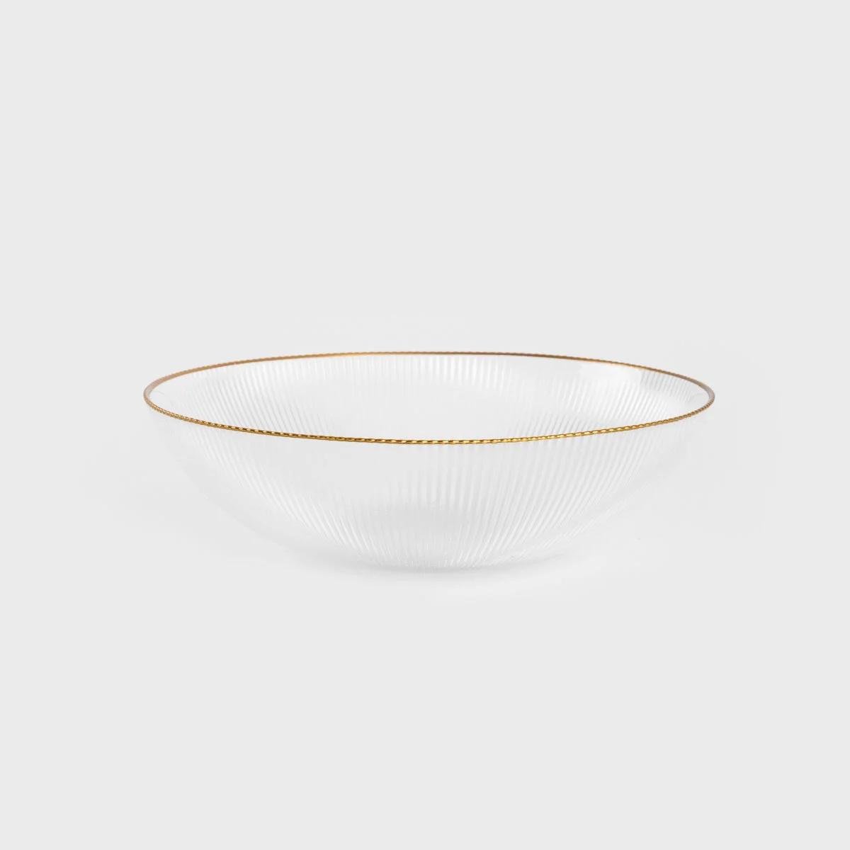 Миска Homla LYNN 25х7 см Прозрачный (237105) - фото 4 Миска Homla LYNN 25х7 см Прозрачный (237105) - фото 4