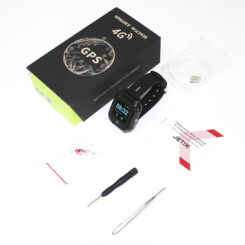 Смарт-годинник дитячий Jetix DF100 з GPS Black (40001) - фото 7