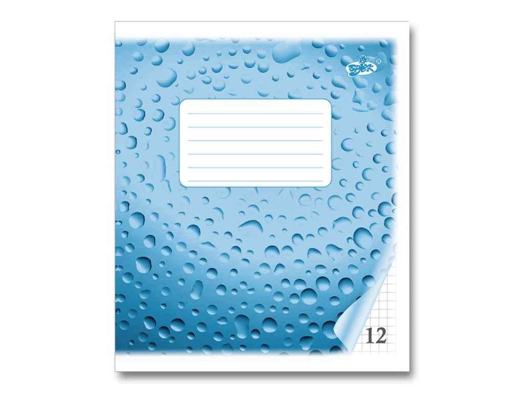 Тетрадь в клетку Бріск 12 л. 25 шт. ТВ-50 16310 (935460)