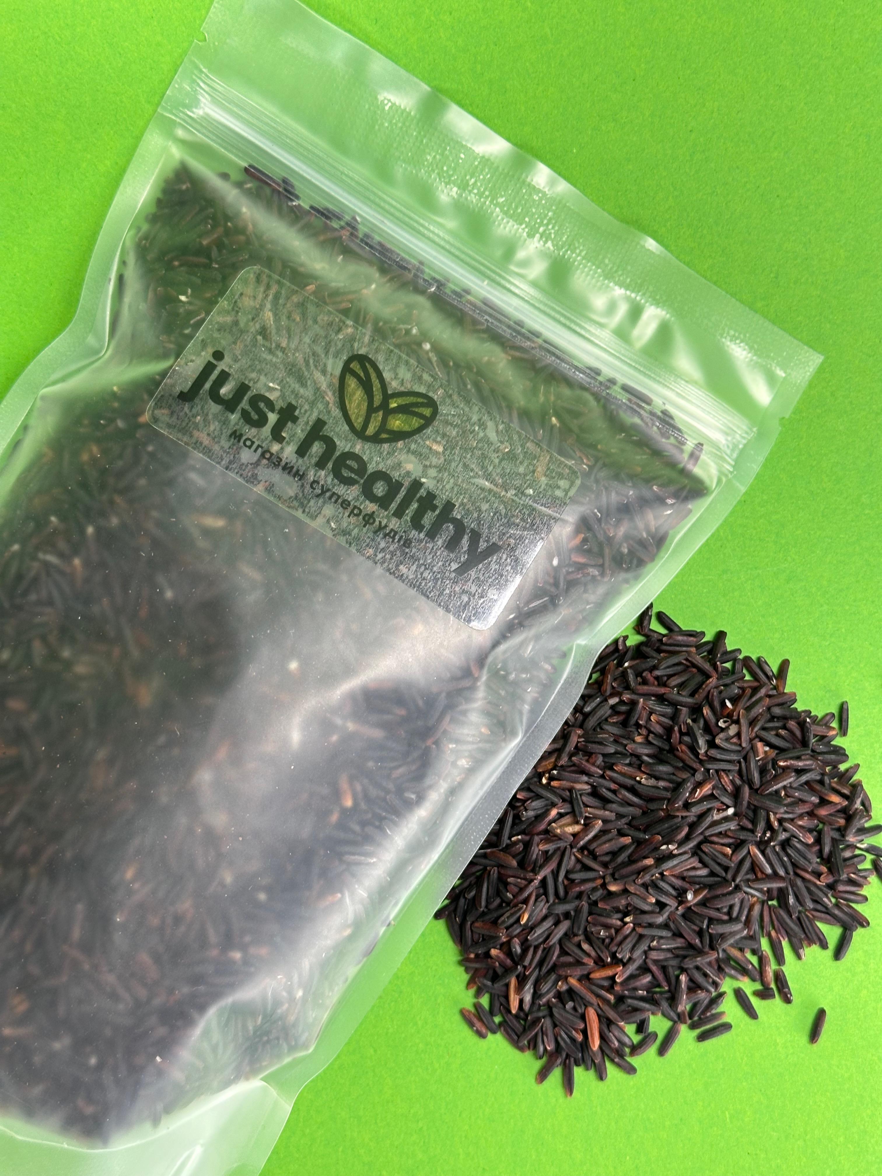 Рис черный нешлифованный 350 гр - фото 3 Рис черный нешлифованный 350 гр - фото 3