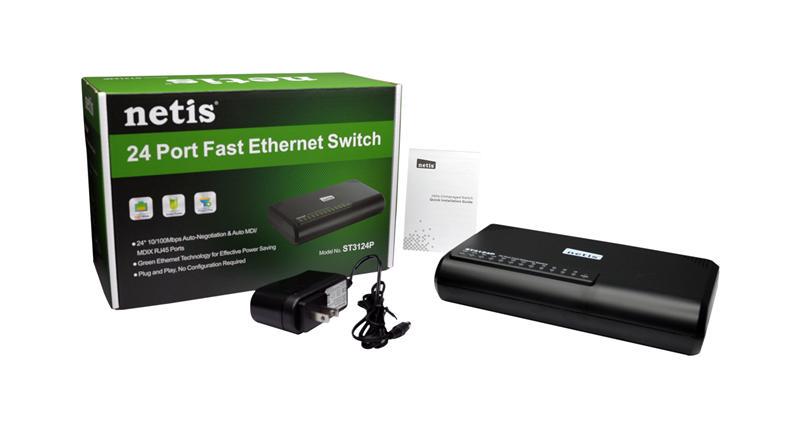 Коммутатор Netis ST3124P - фото 4 Коммутатор Netis ST3124P - фото 4