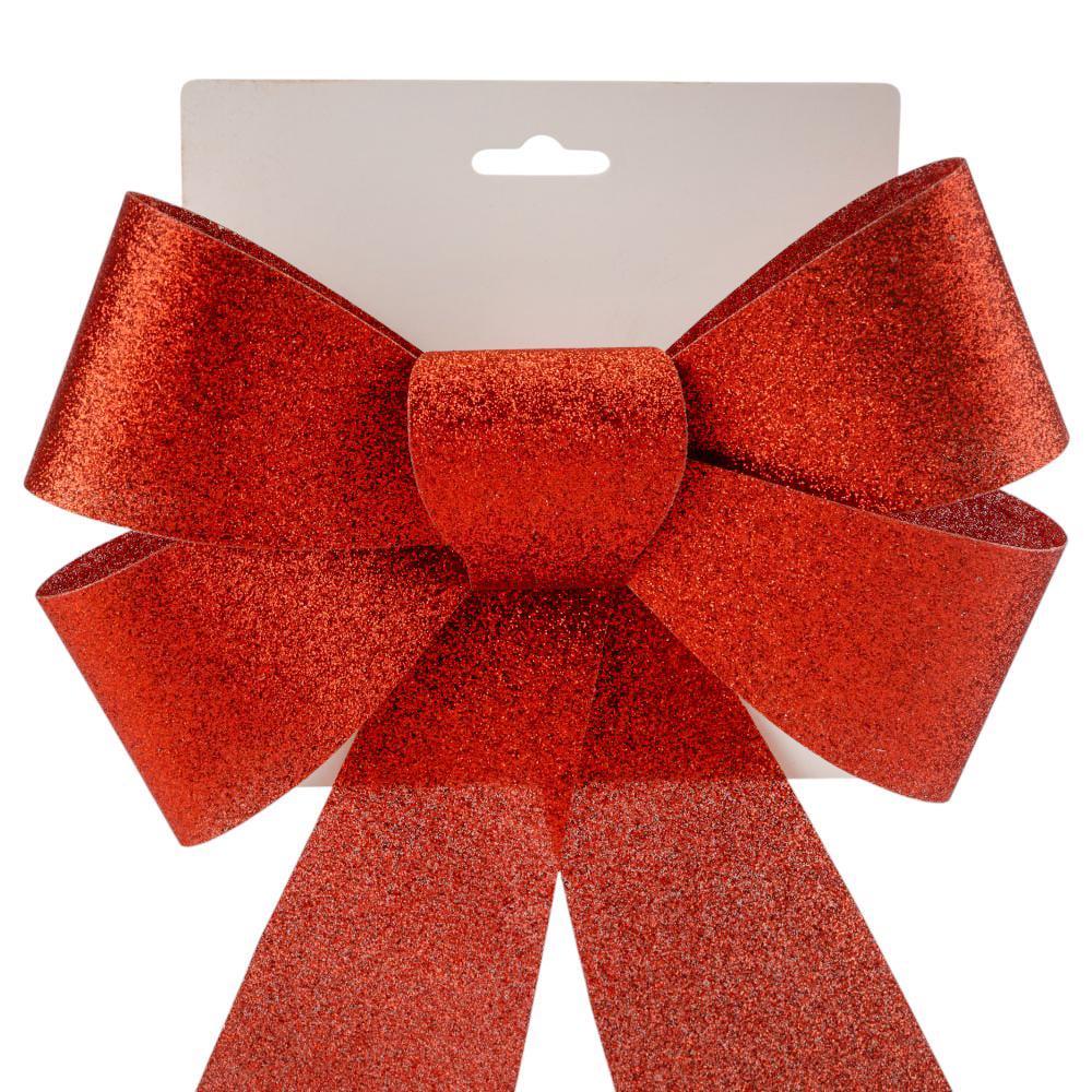 Бант блестящий 32 см Красный (9245-010) - фото 3